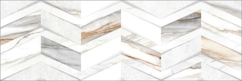 Плитка Delacora Delta Chevron 246*740*9.8