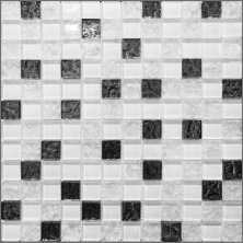 Мозаика Altacera Mosaic Glass White 300*300*8